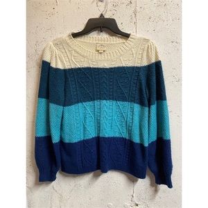 Color Block Sweater NWOT